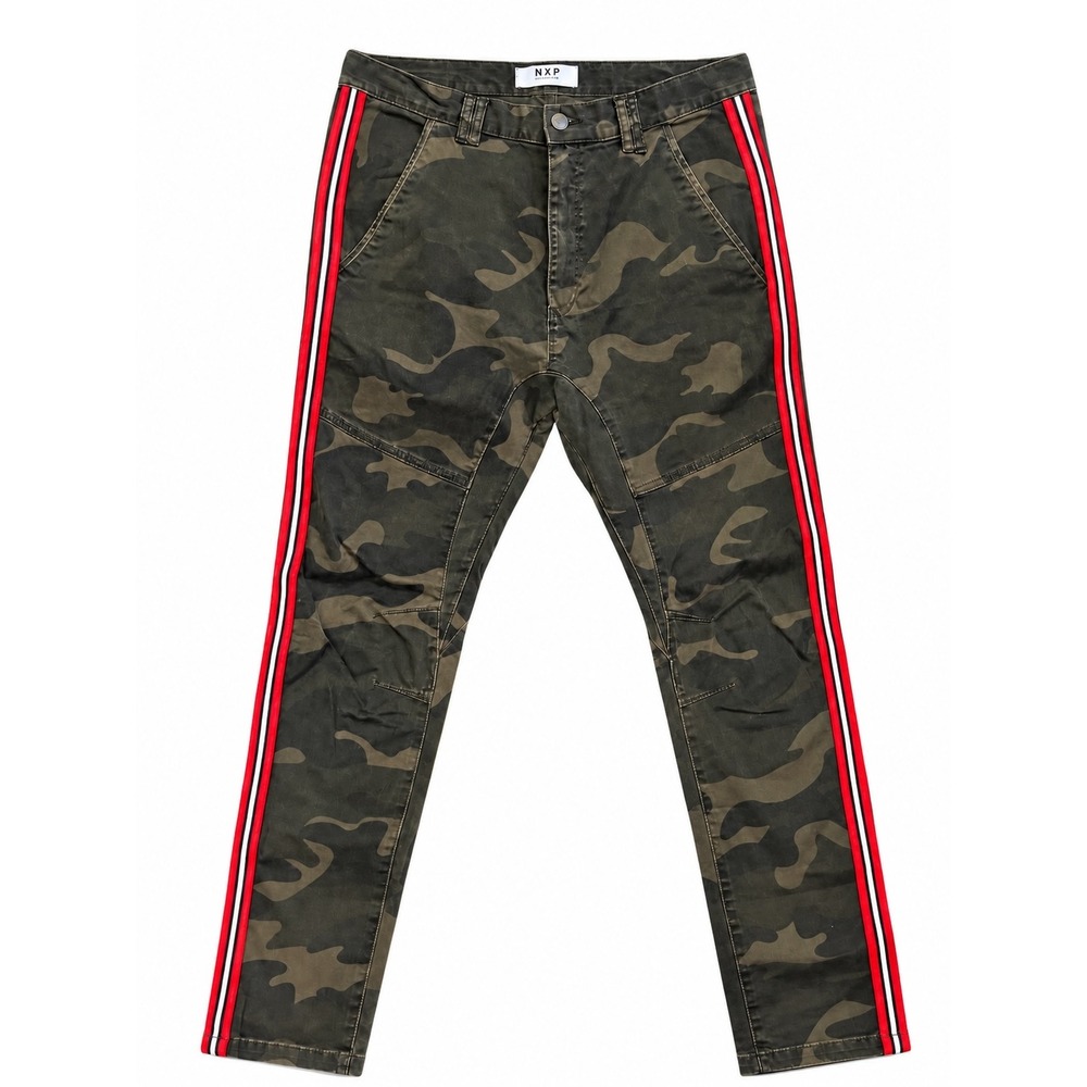 NXP Nena Pasadena Baseline Pant size 36 Shanghai Camo Stripe Streetwear Tactical